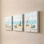 Wallity dr9009 Conjunto de 3 Pinturas Decorativas en Lienzo Multicolor